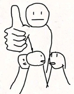 :| безразличие всрато ебать_ты_молодец люди палец_вверх похуй рисунок смехуёчки // 474x604 // 64KB