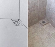 wrong душевая косяк купание насяльника ожиданиереальность плитка слив смехуёчки строители чертёж я_сделяль // 679x573 // 70KB